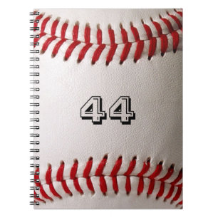 Caderno Espiral Baseball com número personalizável