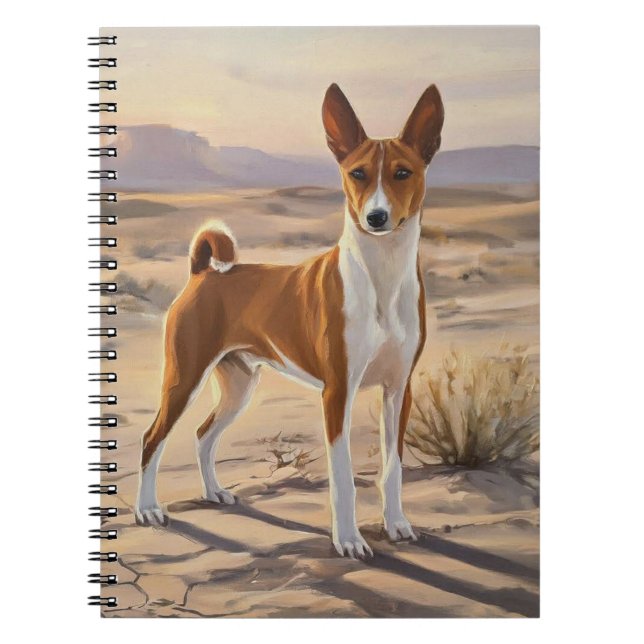 Caderno Espiral Basenji (Frente)