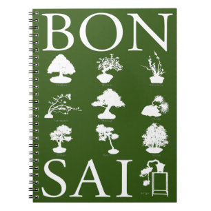 Caderno Espiral Basic Styles of Bonsai Tree