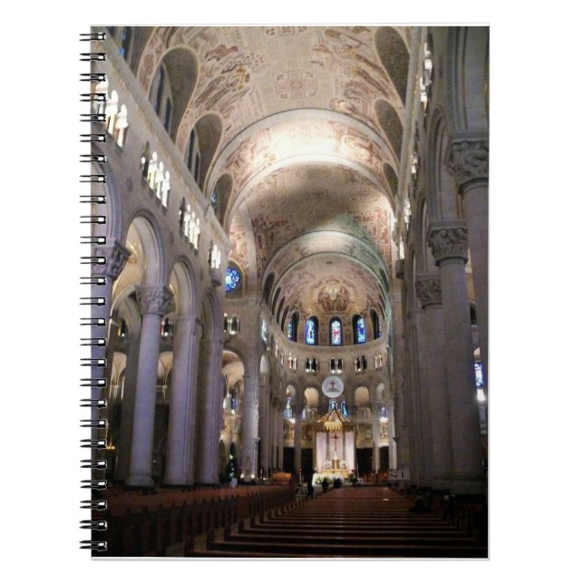Caderno Espiral Basilica de Sainte Anne de Beaupre, Quebec, Canadá (Frente)
