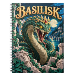 Caderno Espiral Basilisco, Monstro de Corte de Papel