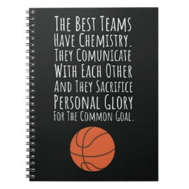 Caderno Espiral Basketball Team Gift Ideas Player Thank You Court