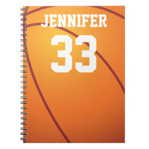 Caderno Espiral Basquetebol personalizado