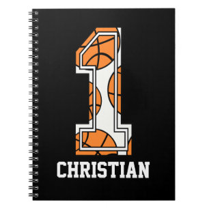 Caderno Espiral Basquetebol personalizado número 1