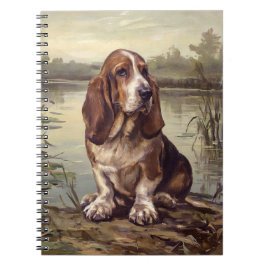 Caderno Espiral Basset Hound