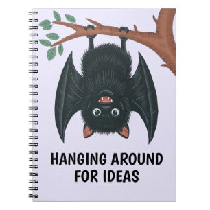 Caderno Espiral Bat de travamento