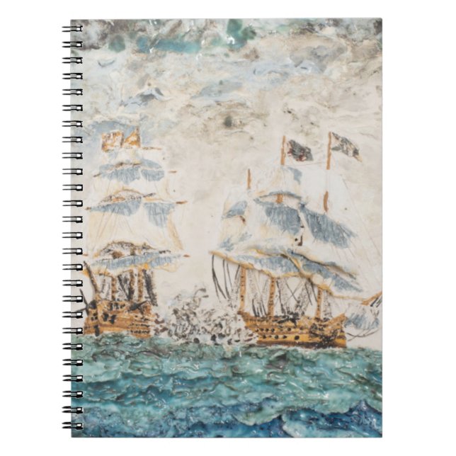 Caderno Espiral Batalha de Trafalgar 1805 1998 (Frente)