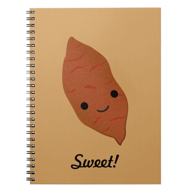 Caderno Espiral Batata doce de Kawaii (Frente)