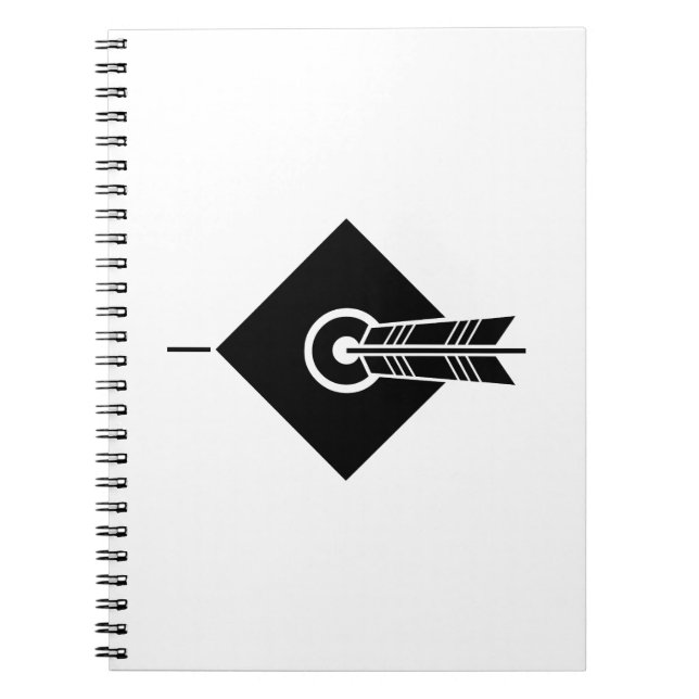 Caderno Espiral Bater no alvo em direção a notebooks e Diários (Frente)