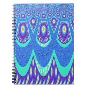 Caderno Espiral batida azul