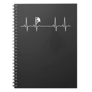 Caderno Espiral Batimento Cardíaco de Escalada em Rocha