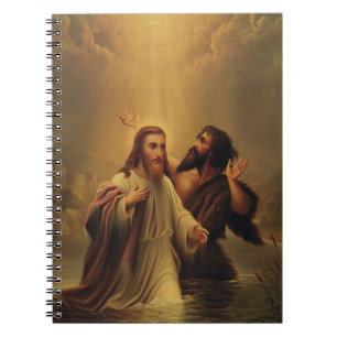Caderno Espiral Batismo de Jesus Cristo