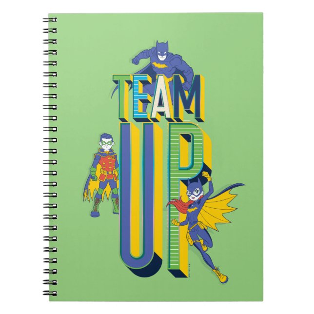Caderno Espiral Batman | Equipe Acima (Frente)