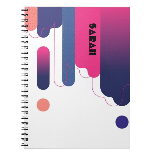 Caderno Espiral BAUHAUS DOTS do notebook Spiral (Frente)