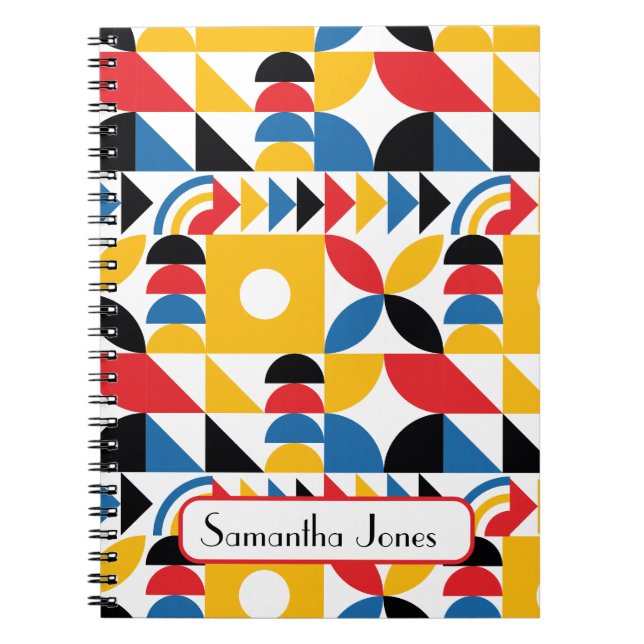 Caderno Espiral Bauhaus Inspirou Meio século Contemporâneo (Frente)