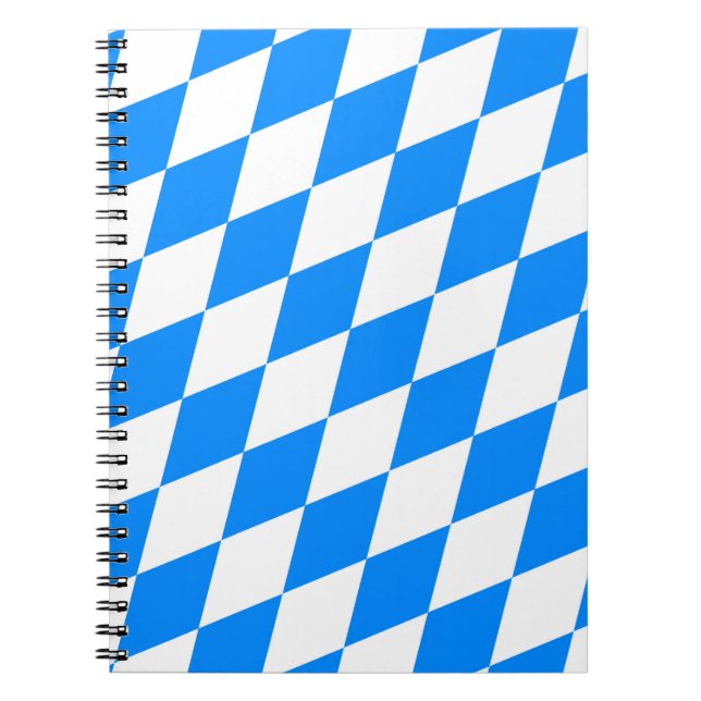Caderno Espiral Bayern Rauten Fahne (Frente)