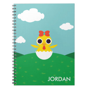 Caderno Espiral Bayla o pintinho