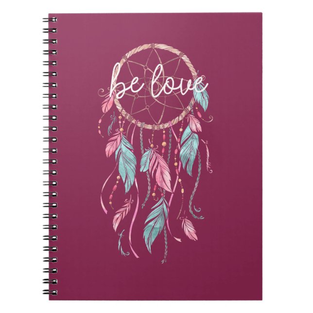 Caderno Espiral Be Love Dream Catcher (Frente)