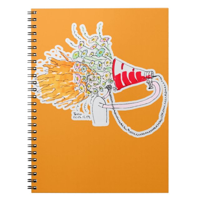 Caderno Espiral Be Your Biggest Fan (Frente)