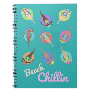 Caderno Espiral Beach Chillin Girls