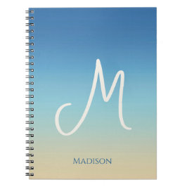 Caderno Espiral Beach Gradient Monogram 