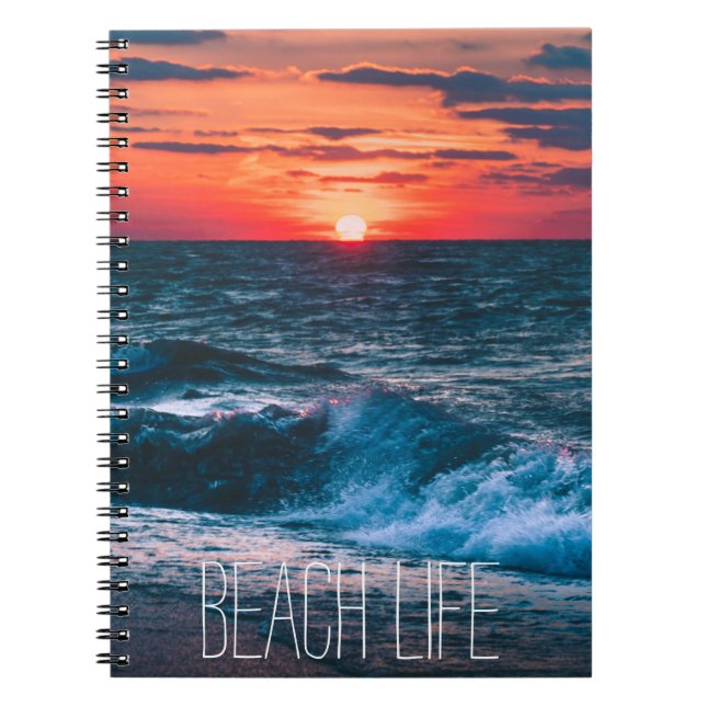 Caderno Espiral Beach Life (Frente)