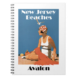 Caderno Espiral Beaches ~ Avalon de Nova Jersey