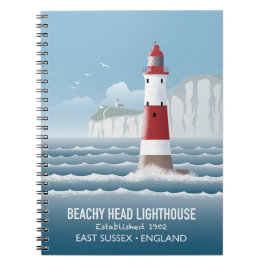 Caderno Espiral Beachy Head Lighthouse