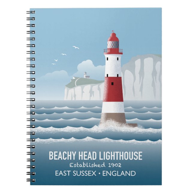 Caderno Espiral Beachy Head Lighthouse (Frente)