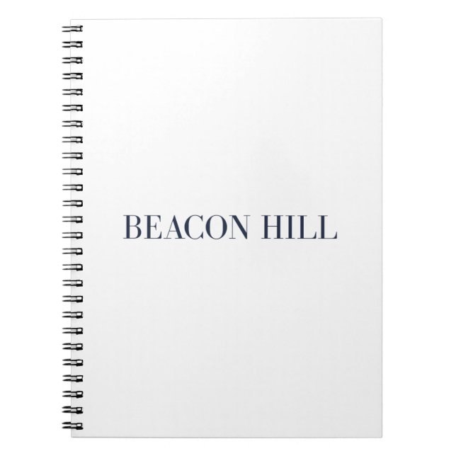 Caderno Espiral Beacon Hill Notebook | Boston Massachusetts (Frente)