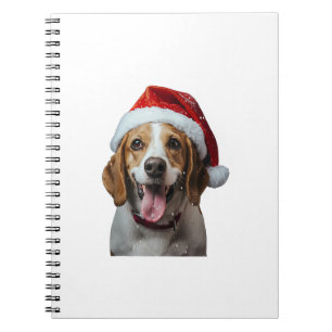 Caderno Espiral Beagle Christmas