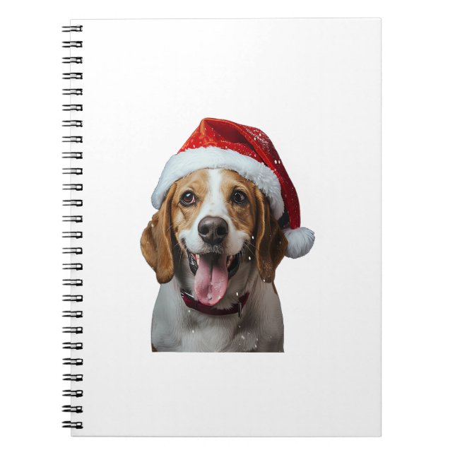 Caderno Espiral Beagle Christmas (Frente)