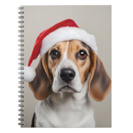 Caderno Espiral Beagle Christmas