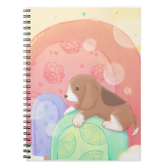 Caderno Espiral Beagle & Popsicles (Frente)