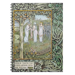 Caderno Espiral Beardsley: Morte D'Arthur