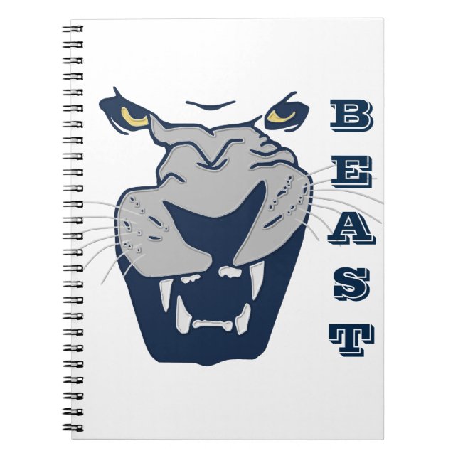 CADERNO ESPIRAL BEAST (Frente)