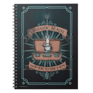 CADERNO ESPIRAL BEASTAS FANTÁSTICOS E ONDE ENCONTRÁ-LOS?