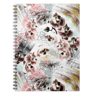 Caderno Espiral Beautiful orchid stylish