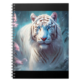 Caderno Espiral Beautiful White tiger
