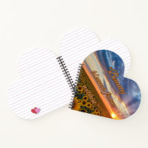 Caderno Espiral Beauty Blooms Heart