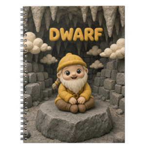 Caderno Espiral Bebê Anão Fofo, Mitológico