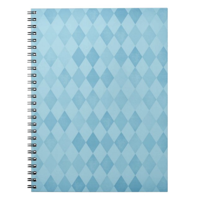 Caderno Espiral Bebê Blue Diamantes (Frente)