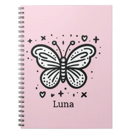 Caderno Espiral Bebê Búfalo Fofo - Animal de Fazenda Kawaii