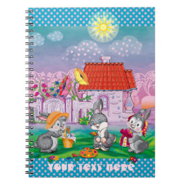 Caderno Espiral Bebê Bunny pequeno