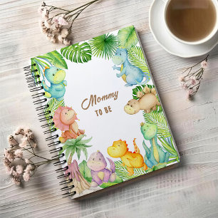 Caderno Espiral Bebê Dinossauro