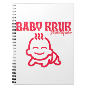 Caderno Espiral Bebê Engraçado Kruk Philadelphia Premium