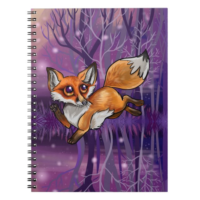 Caderno Espiral Bebê Fox (Frente)
