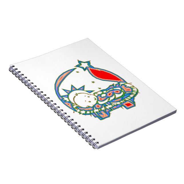 Caderno Espiral Bebê Jesus sob uma estrela (Lado Direito)