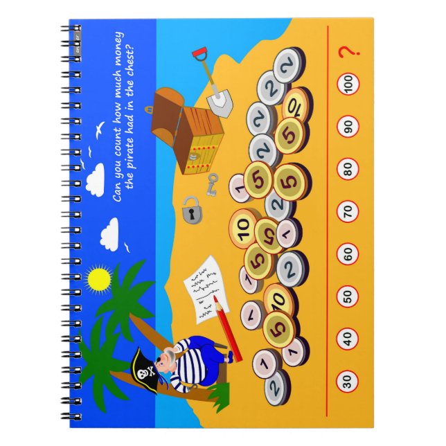 Caderno Espiral Bebê notebook - Educação (Frente)