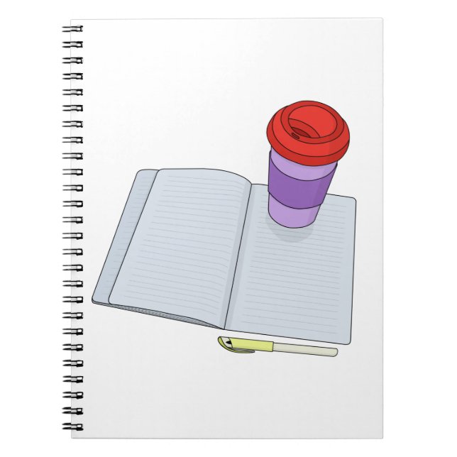 Caderno Espiral Beber e gravar (Frente)